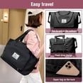 thumbnail image 4 of Bolsa de viaje de lona plegable NQ liviana y ajustable, 4 of 5