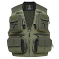 thumbnail image 1 of Mesh Multi-pocket Quick-Dry Sleeveless Jackets with Pockets for Travel Photography, 1 of 6