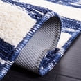 thumbnail image 6 of Safavieh Easy Care Tunisia Checkered Polyester Machine Washable Area Rug, Navy/Ivory, 5' x 8', 6 of 12