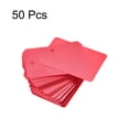 thumbnail image 3 of Unique Bargains Waterproof Eyelet Hole Plastic Shipping Tags,Outdoor Tags,40 x 60mm Red 50pack, 3 of 5