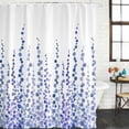 thumbnail image 2 of Purple Blue Polka Dots Shower Curtain, Waterproof Shower Curtains for Bathroom, Watercolor Abstract Art Washable Fabric Bathtub Curtain Set Bath Decor with 12 Hooks 72"x78", 2 of 8