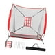 thumbnail image 4 of Red de béisbol de 83 x 83 pulgadas, ideal para entrenamiento profesional, lanzamiento de sóftbol, fildeo, césped, patio, parque de juegos., 4 of 8
