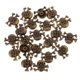 thumbnail image 3 of 20 juegos de remaches metálicos con forma de calavera gótica para manualidades de cuero Bronce, 3 of 6