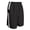 Black, White, variant on Crossover Reversible Basketball Shorts, Youth Large, Black and White