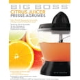 thumbnail image 4 of Extracteur d’Agrumes Électrique Big Boss – Activation One-Touch, Extracteur Réversible Automatique, Capacité de 25 oz, Noir, 4 of 5
