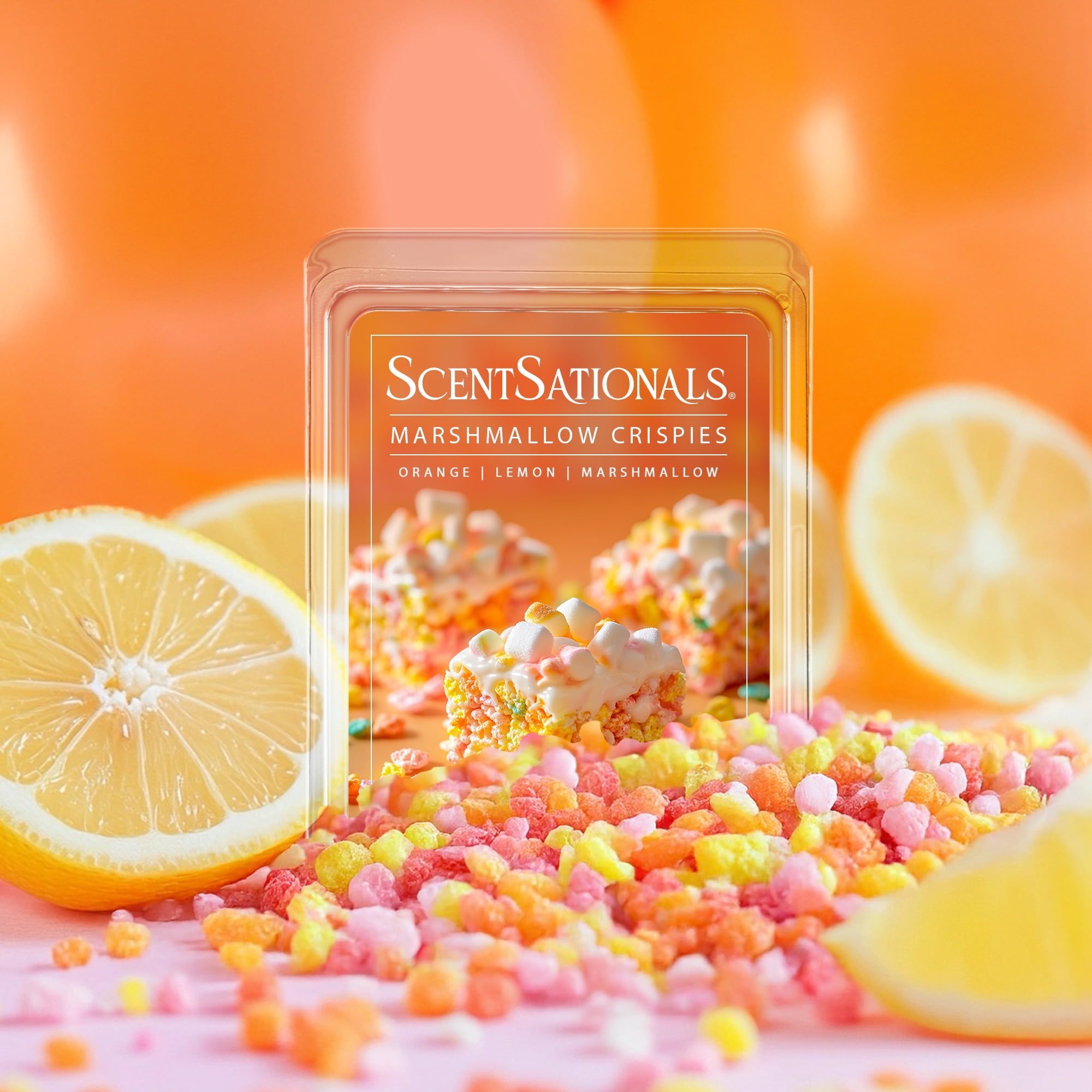 Scentsationals Marshmallow Crispies Wax Melts 2.5oz (6-Cubes