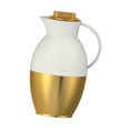 thumbnail image 2 of Fiocias Double Layer Insulated Coffee Carafe 1L Capacity Hot and Cold Water Pot for Home White, 2 of 9