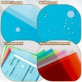 thumbnail image 5 of Clear Plastic Envelopes - 6 Pack Poly Plastic Envelope Folders with Closure A4 Letter Size Waterproof Reusable, 5 of 6