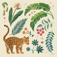 thumbnail image 2 of Penner, Janelle 15x15 White Modern Wood Framed Museum Art Print Titled - Jungle Love IV Cream, 2 of 4