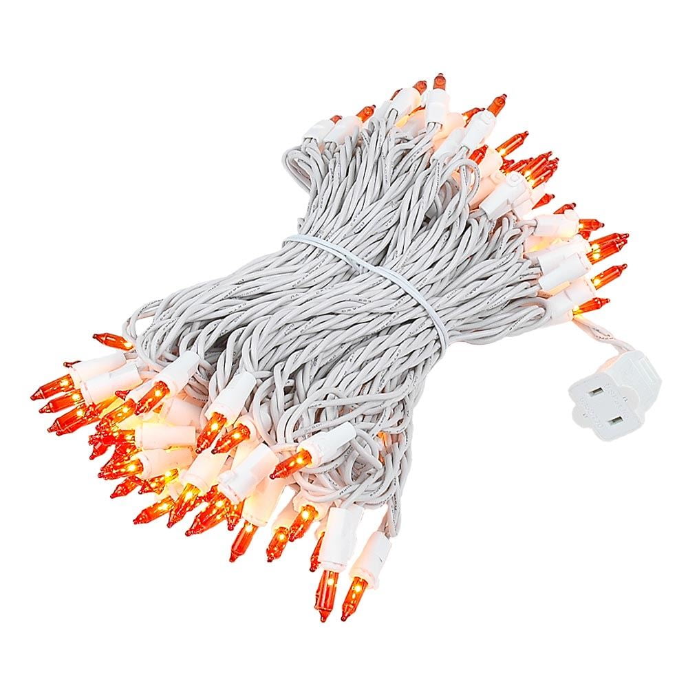 Novelty Lights 100 Light Amber Christmas Wedding Mini String Light Set