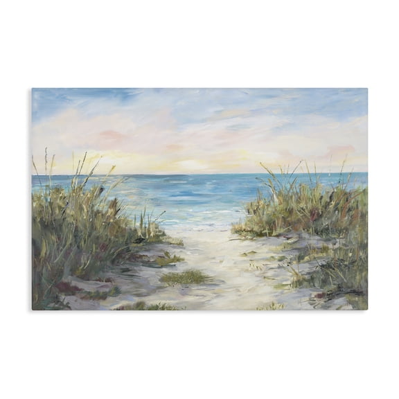 Stupell Industries Walk To The Beach Canvas Wall Art, design by Julie DeRice