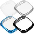 thumbnail image 1 of 4 Pcs Protecteur de Montre Transparent Étui Résistant aux Rayures Compatible avec Fitbit Versa 4 et Sense 2, 1 of 8