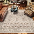 thumbnail image 3 of Rugs for Living Room Area Rug Carpet x Vintage Living Room Rugs for Bedrooms Machine Washable Rug for Dining Room Nusery Floral Distressed Grey Rug, 3 of 7