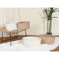 thumbnail image 5 of REGALWOVEN Woven Storage Basket Bin with Handle for Blankets, Clothes, Shoes, Organizer Bin Brown 16.5*10.5*8in, 5 of 6