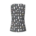 thumbnail image 5 of Fotbe Lovely Penguin Womens Loose Fit Casual Flowy Slim-Fit Tank Tops Athletic Round Neck Trendy Sleeveless Summer Tops for Gym and Yoga-Small, 5 of 9