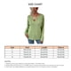 thumbnail image 5 of Mujeres V Cuello Criss Cross Otoño Suéteres Camisas Moda Punto Jersey Casual Manga Larga Tops, 5 of 5
