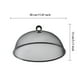 thumbnail image 5 of Injueey Cubierta para alimentos, accesorios multiusos para el hogar, carpa antivoladora, artesanía, utensilios de cocina, pantalla redonda, Mostrada Negro, 5 of 6