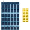 thumbnail image 1 of Classroom Pocket Chart for Cell Phone and Calculator Holder, Door Clear Hanging Pocket Chart for Classroom with Number Sticker (36 Pockets), 1 of 8