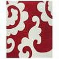 thumbnail image 3 of Safavieh Modern Art Red Contemporary Rug - 8' x 10', 3 of 3