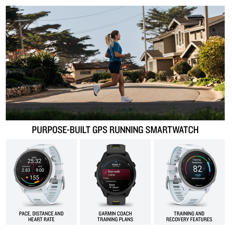 GARMIN, Forerunner® 170, GPS Running Smartwatch, Yellow - Walmart.com