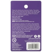 Goody Ouchless Clear Hair Elastics, No Metal, 75 Count, Damage-Free Styling