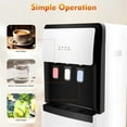 thumbnail image 5 of Water Coolers Standing Water Dispenser Cold Hot Dispenser, Countertop Electric Water Dispenser Bottom Loading for Homes, Gyms, Office, 5 of 16