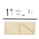 thumbnail image 2 of Adornos de Puerta , Puerta Multis de Madera 1:12 para Casas de Muñecas, Accesorios de Fotografía, Paisaje de Baño, Accesorios DIY Amarillo Hugo Puerta corredera en miniatura, 2 of 10
