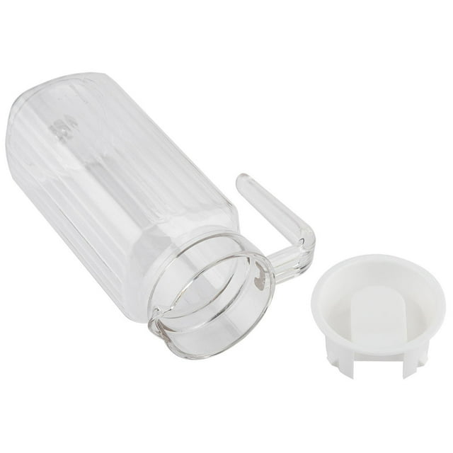 Juice Bottle - Juice Jar, Acrylic Transparent Striped Ice Cold Water Bottle Juice Jug with Lid (4 Sizes) (Size : 800ml)