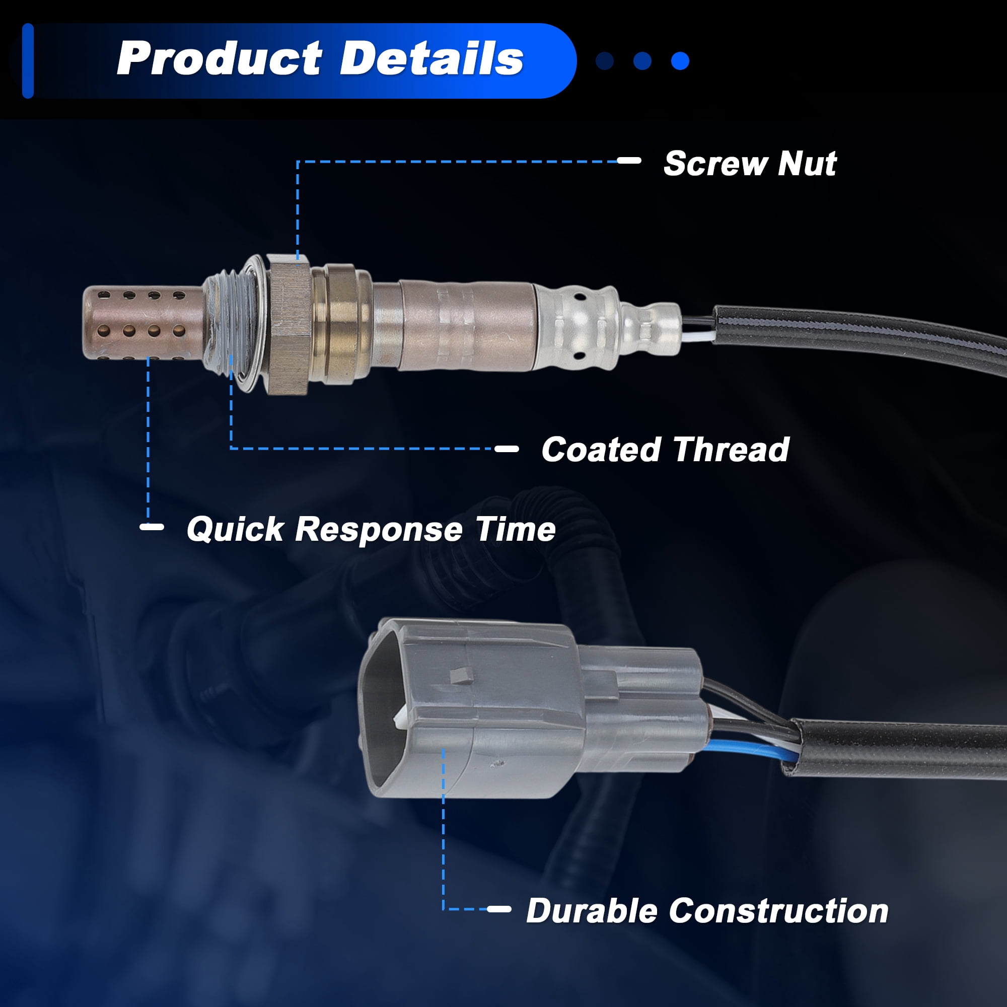 Unique Bargains 2Pcs Oxygen Sensor for Toyota Camry 2003-2011