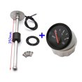 thumbnail image 1 of 52MM Gauge Water Level Gauge Red Light 0-190Ohm Water Tank Level Indicator Meter With Fuel Water Level Sensor 150MM 200MM 250MM ,Suits Most Tanks, 1 of 7