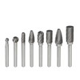 thumbnail image 1 of Pack of 8 Grinding Heads Set Sharpening Files Sanding Polishing Engraving Milling Bevelling Deburring Replacement Tools, 1 of 10