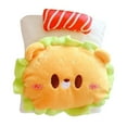 thumbnail image 4 of Juego de cama para muñecas de 3 piezas, mantas para muñecas, sábana y almohada para muñecas de 17 cm, regalos de año Nuevo, regalos de cumpleaños Hamburguesa, 4 of 9