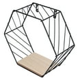 thumbnail image 1 of Estantería de pared, estante flotante hexagonal, soporte para artículos de pared, estante flotante hexagonal, compacto y liviano, 1 of 8
