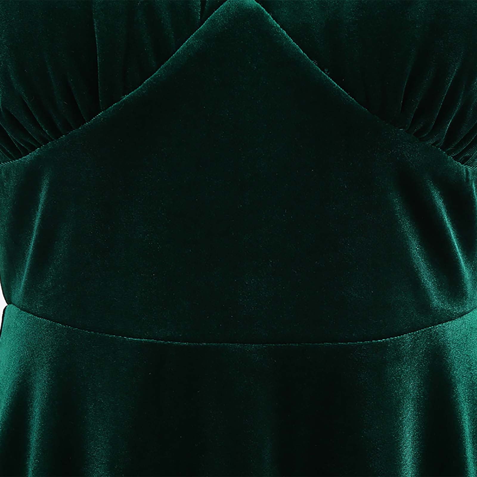 urban outfitters green velvet dress Carmella Green Velvet Midi Dress main image 1