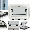 thumbnail image 4 of Anqidi RV Caravan Skylight w/LED Light, Anti-UV MG16SL 70° ABS White Motorhome Roof Vent Hatch (27.56*19.69Inch), 4 of 9