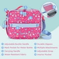 thumbnail image 5 of Bentgo Kids Lunch Bag - Double-Insulated, Reusable Lunch Bag for Kids 3+ with Adjustable Strap; Holds Lunch Box/Water Bottle/Snacks; Easy-Clean, Water-Resistant & Pockets (Rainbows & Butterflies), 5 of 7