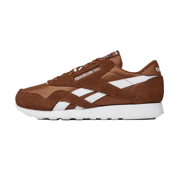 REEBOK MENS Classic Nylon "Brown/White" IF3052 from Stadium Goods