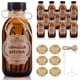 thumbnail image 1 of Botella de vidrio Elumeiro Amber Boston de 120 ml con tapa, paquete de 12, 1 of 7