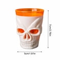 thumbnail image 3 of Halloween Skull Cup 2.8 X 2 Inch | Spooky Creepy Halloween Decorations for Halloween Party | Gothic Skull Decor Drinkware Great for Halloween Party Supplies Gifts for Hosts, 3 of 9