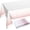 Rose Gold, variant on Pink and Gold Disposable Party Tablecloth for Rectangle Table, Gold Stamping Dot Confetti Rectangular Plastic Table Cover, for Bachelorette, Girl Birthday and Baby Shower, Wedding 108"x54" 2 Packs