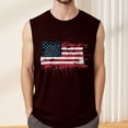thumbnail image 4 of GIPQJK Mens Tank Top 4th Of July Usa Flag Sleeveless Tops 2025 Trendy Patriotic Graphic Crew Neck Muscle Tank Tops with Independence Day,Black XL, 4 of 4