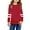 Red, variant on Sherrylily Girls Casual Long Sleeve T Shirts Kids Loose Tunic Tops Color Block Tee Blouses Size 4-15