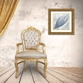 thumbnail image 3 of Sommers, Mindy 20x20 Gold Ornate Wood Framed with Double Matting Museum Art Print Titled - Cerulean Leaf, 3 of 4