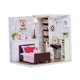 thumbnail image 2 of DIY Mini Dollhouse Muebles De En Miniatura 1 24 House Dormitorio Con Luces LED Regalos De Cumpleaños Para Mujeres Y Niñas Baoblaze Casa de muñecas en miniatura de bricolaje, 2 of 7
