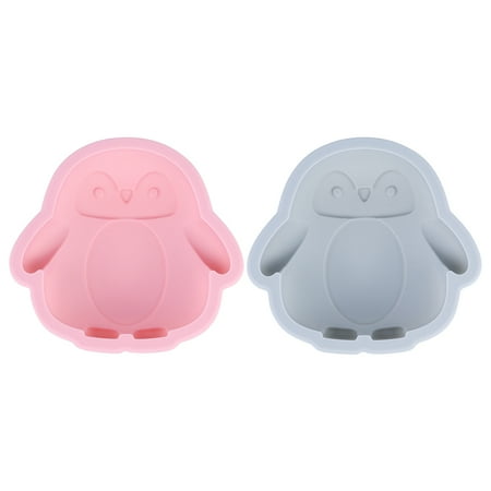 

2Pcs Cartoon Baking Mold Silicone Mold Cake Baking Molds Penguin-Shape Mold