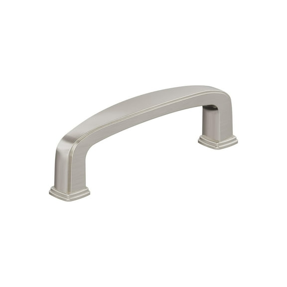 Amerock Franklin 3 inch Center-to-Center Satin Nickel Cabinet Pull, 10 Pack