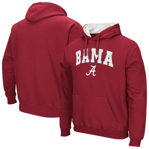 Men's Colosseum  Crimson Alabama Crimson Tide Rally Cry Fleece Hoodie
