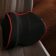 thumbnail image 4 of Walbest Car Seat Neck Pillow Comfortable Car Seat Pillow Memory Foam headrest Head Pillow Cushion Relieve Neck Pain & Muscle Tension Suitable for Car Seat & Office Chair (Black), 4 of 7