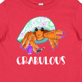 thumbnail image 4 of Inktastic Crabulous Cute Hermit Crab with Purple Nail Polish Boys or Girls Baby T-Shirt, 4 of 5