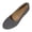 Gray, variant on Gray Ladies Solid Color Versatile Bow Low-Cut Wedge Shoes For Spring Summer Casual Fashion Comfort Wear